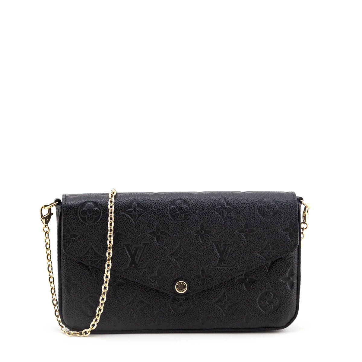 Louis Vuitton Black Monogram Empreinte Felicie Pochette - LV Handbags