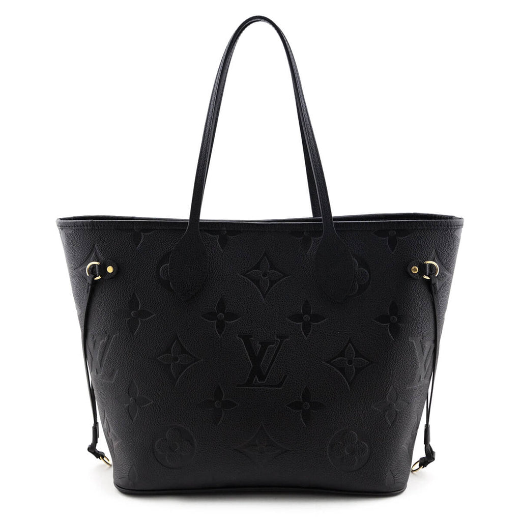 Louis Vuitton Black Monogram Giant Empreinte Neverfull MM - Shop LV CA