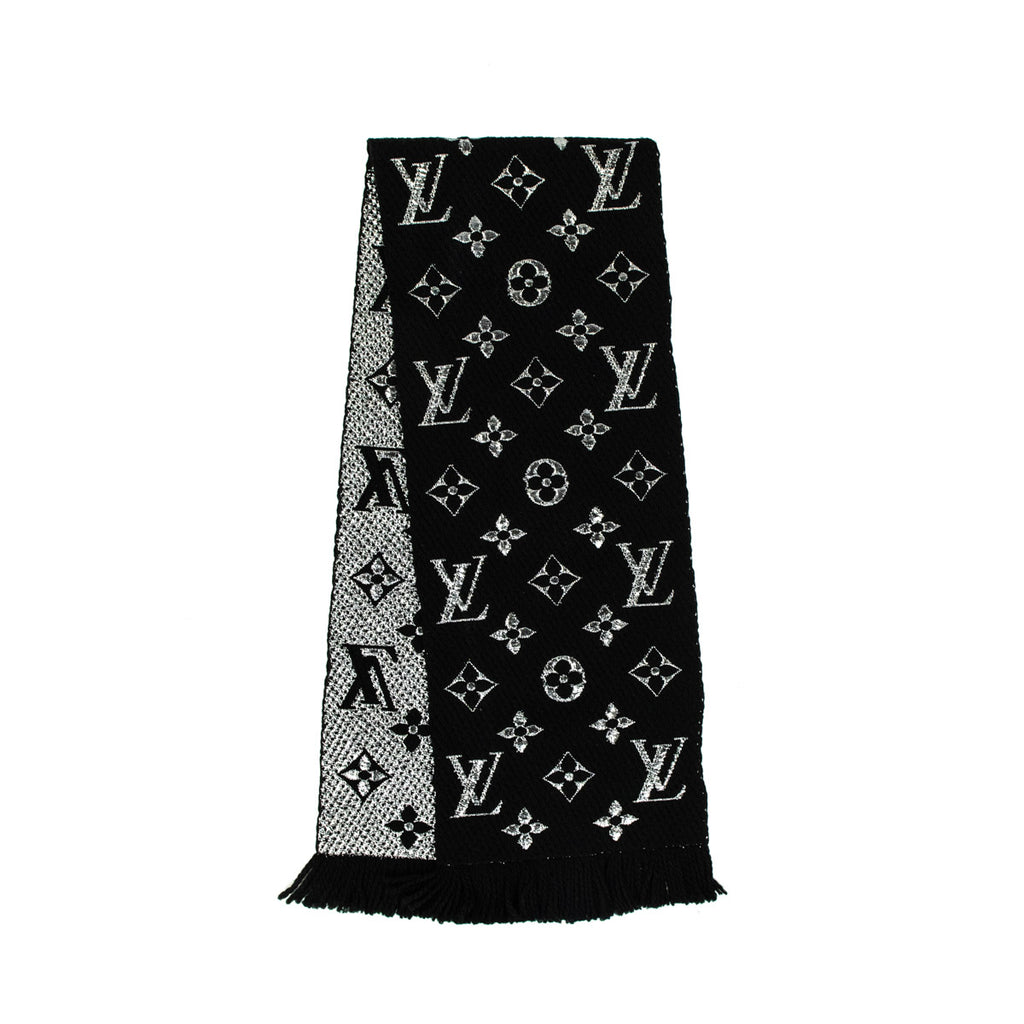 Louis Vuitton Light Blue Logomania Shine Scarf - ShopStyle Scarves