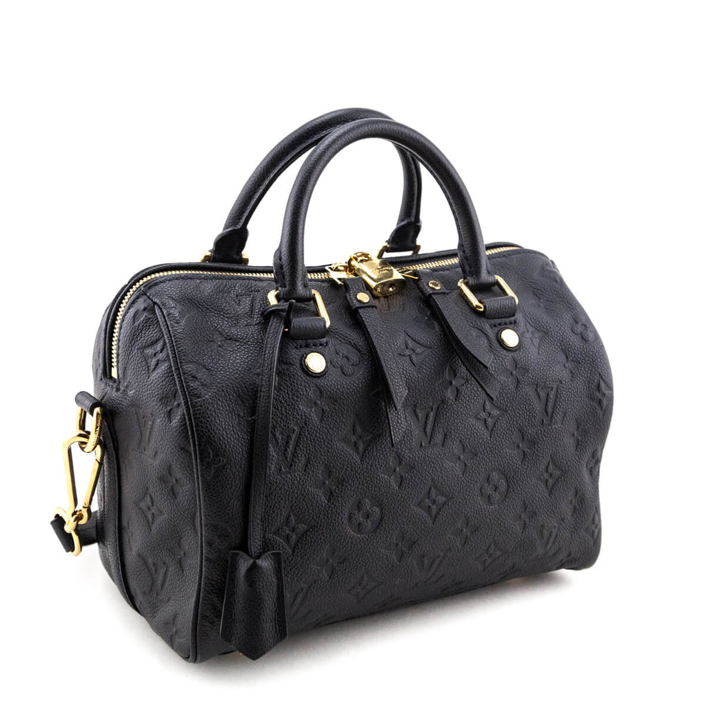 Louis Vuitton Bleu Infini Monogram Empreinte Speedy Bandouliere 25