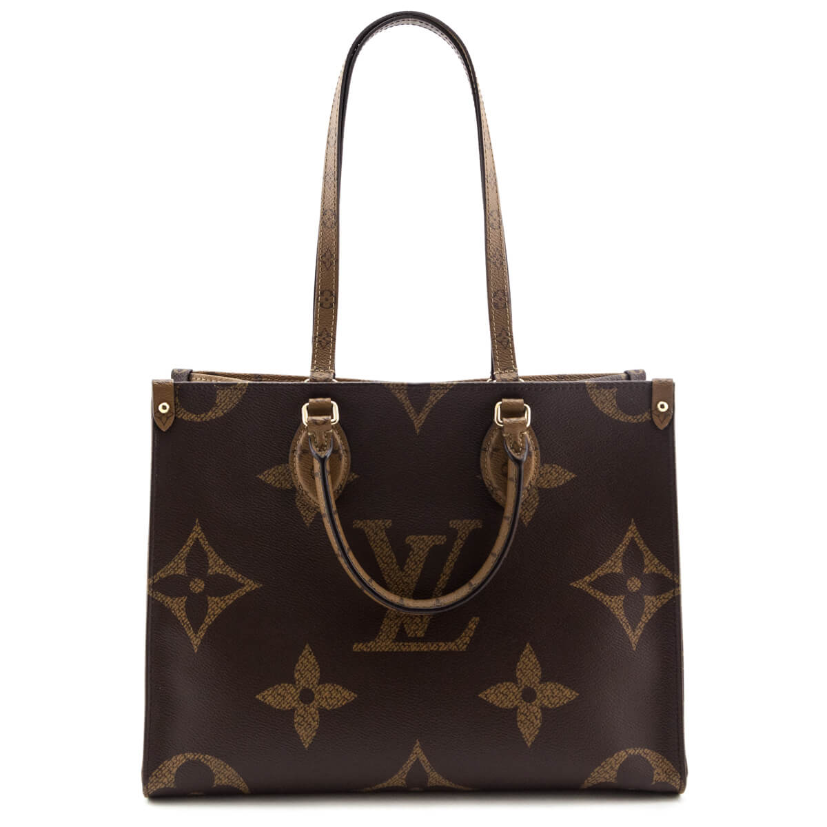 Louis Vuitton Brown Giant Monogram OnTheGo Tote MM - Shop LV Canada