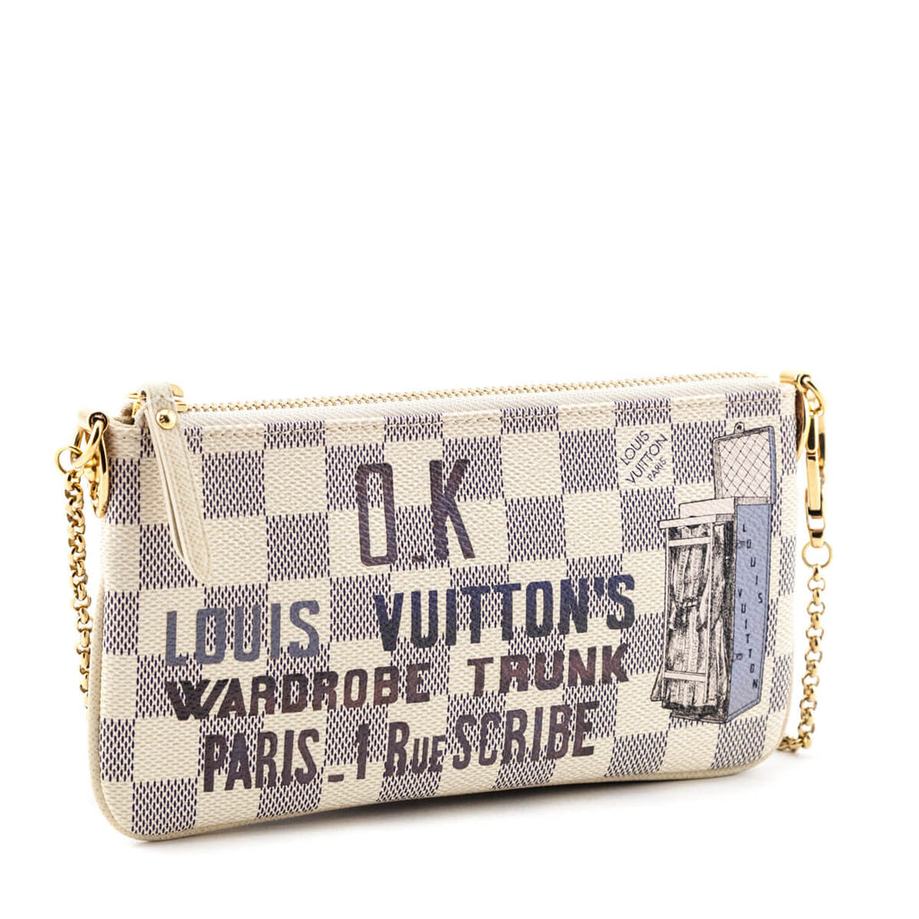 Limited Edition Authentic Louis Vuitton Wardrobe Trunks Key Pouch