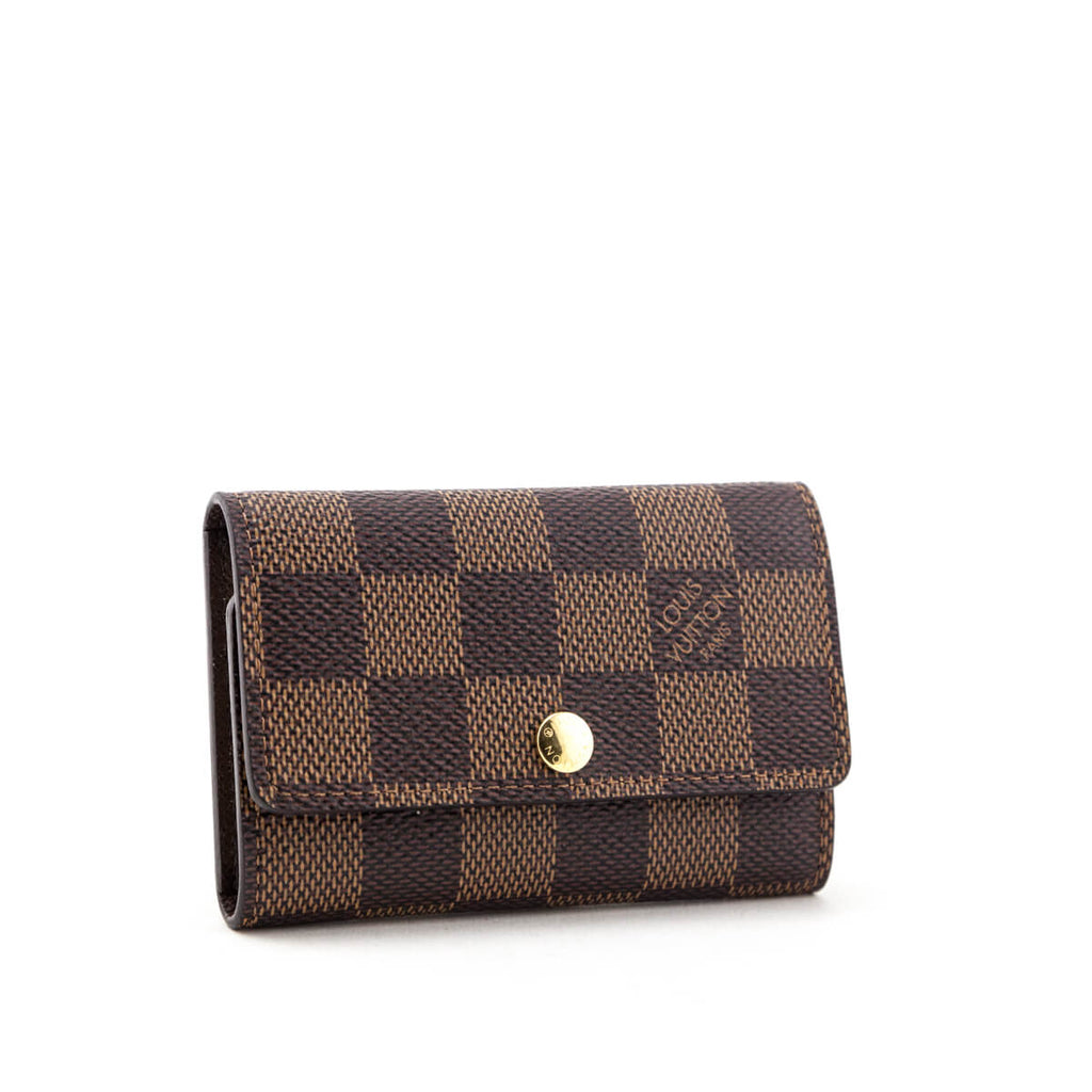 Louis Vuitton Damier Ebene 6 Key Holder - Shop Louis Vuitton Handbags