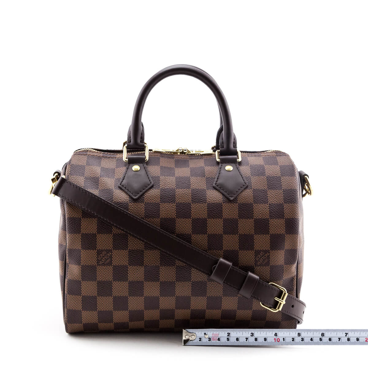 Louis Vuitton Damier Ebene Speedy Bandouliere 25 - LV Handbags Canada