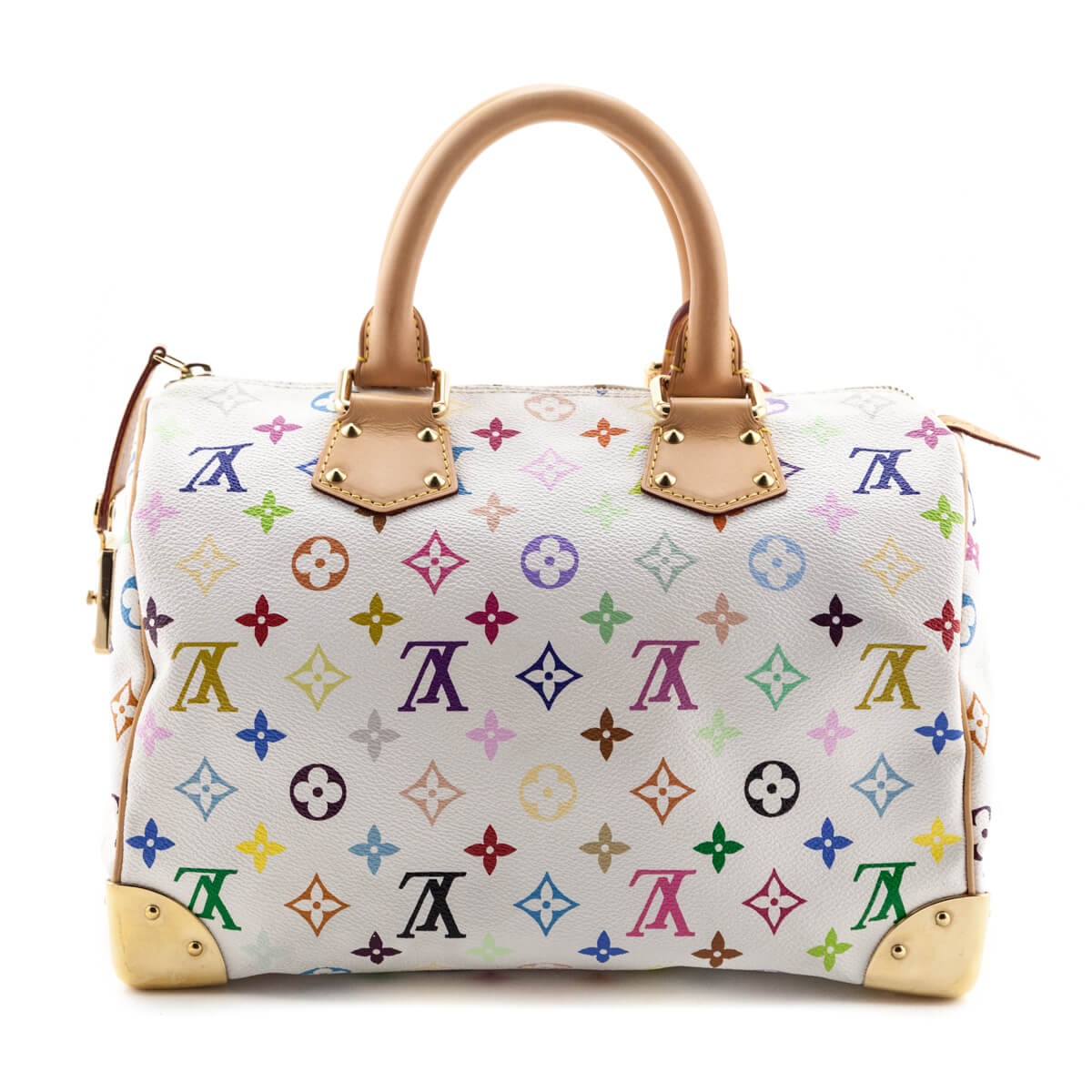 Louis Vuitton x Takeshi Murakami Pochette Accessoires Bag White Monogram  Multicolore