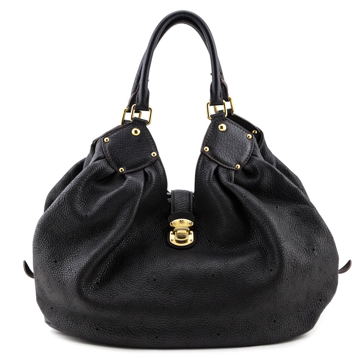 Louis Vuitton Black Mahina XL Bag - Shop Preloved Louis Vuitton Canada