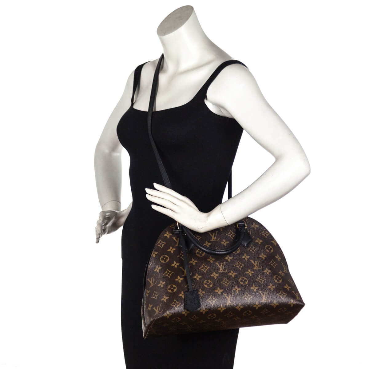 Louis Vuitton Black & Monogram Alma B’N’B Bag - Luxury Consignment