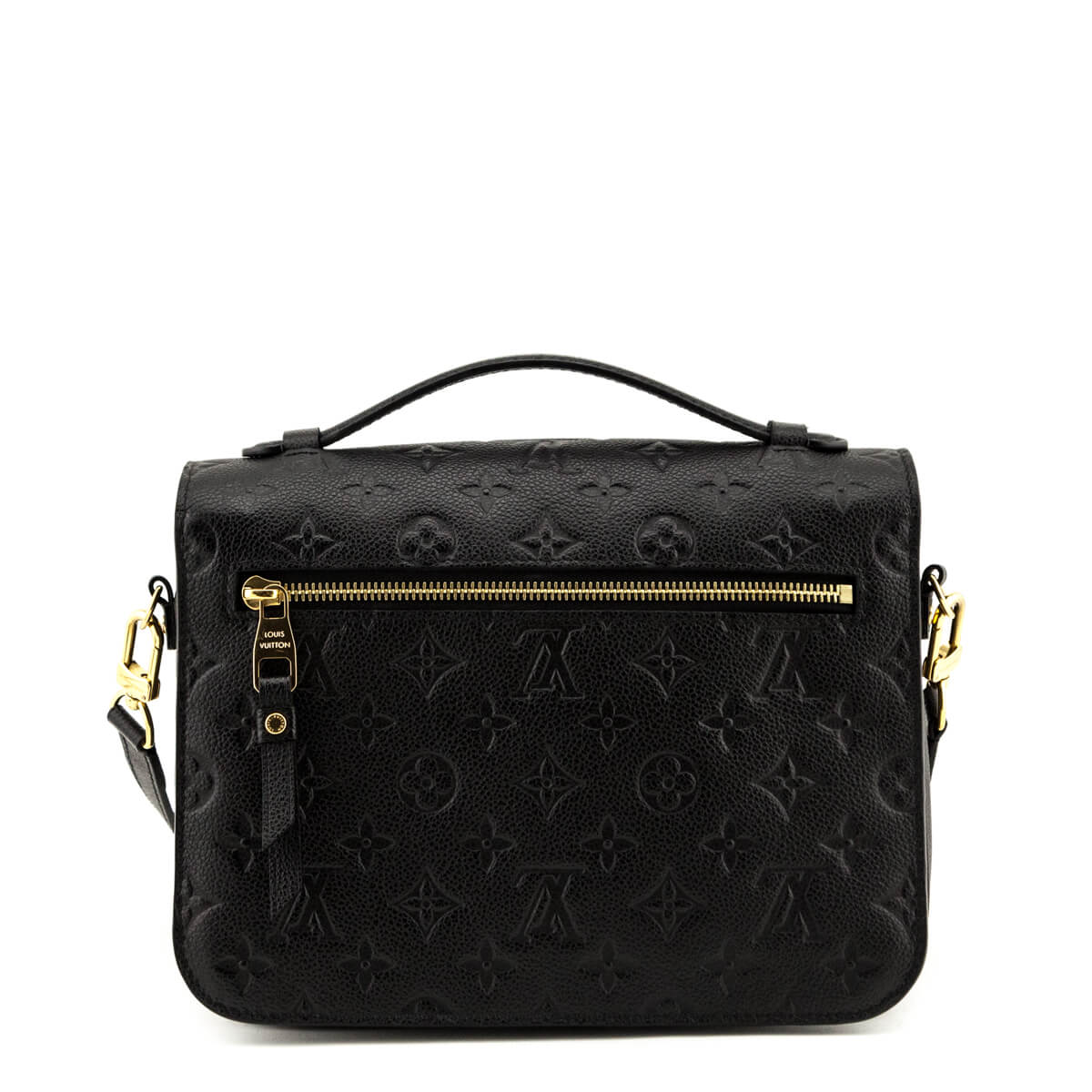 Louis Vuitton Black Monogram Empreinte Pochette Metis - Preloved LV CA