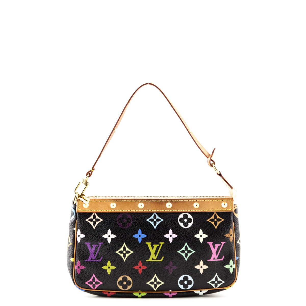 Louis Vuitton Black Monogram Multicolor Pochette - LV Multicolor