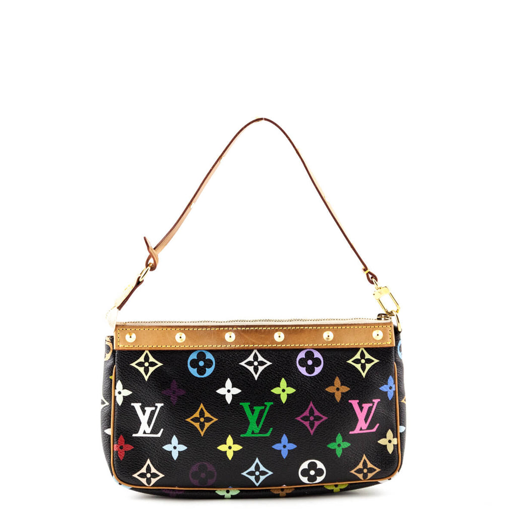 Louis Vuitton Black Monogram Multicolor Pochette - LV Multicolor