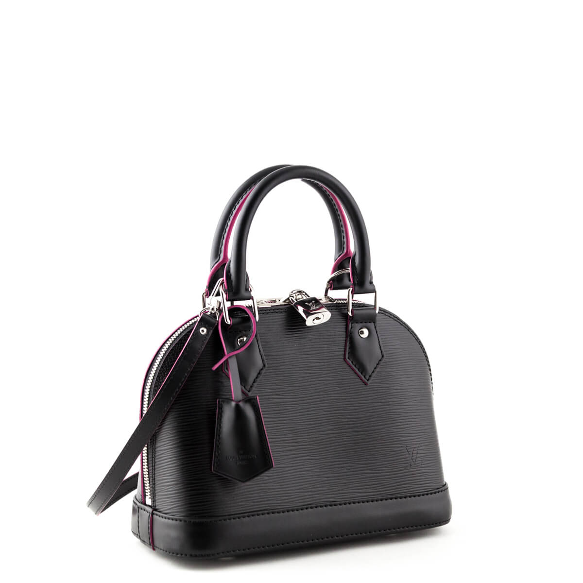 Louis Vuitton Black Hot Pink Epi Alma BB - Shop Preloved ...