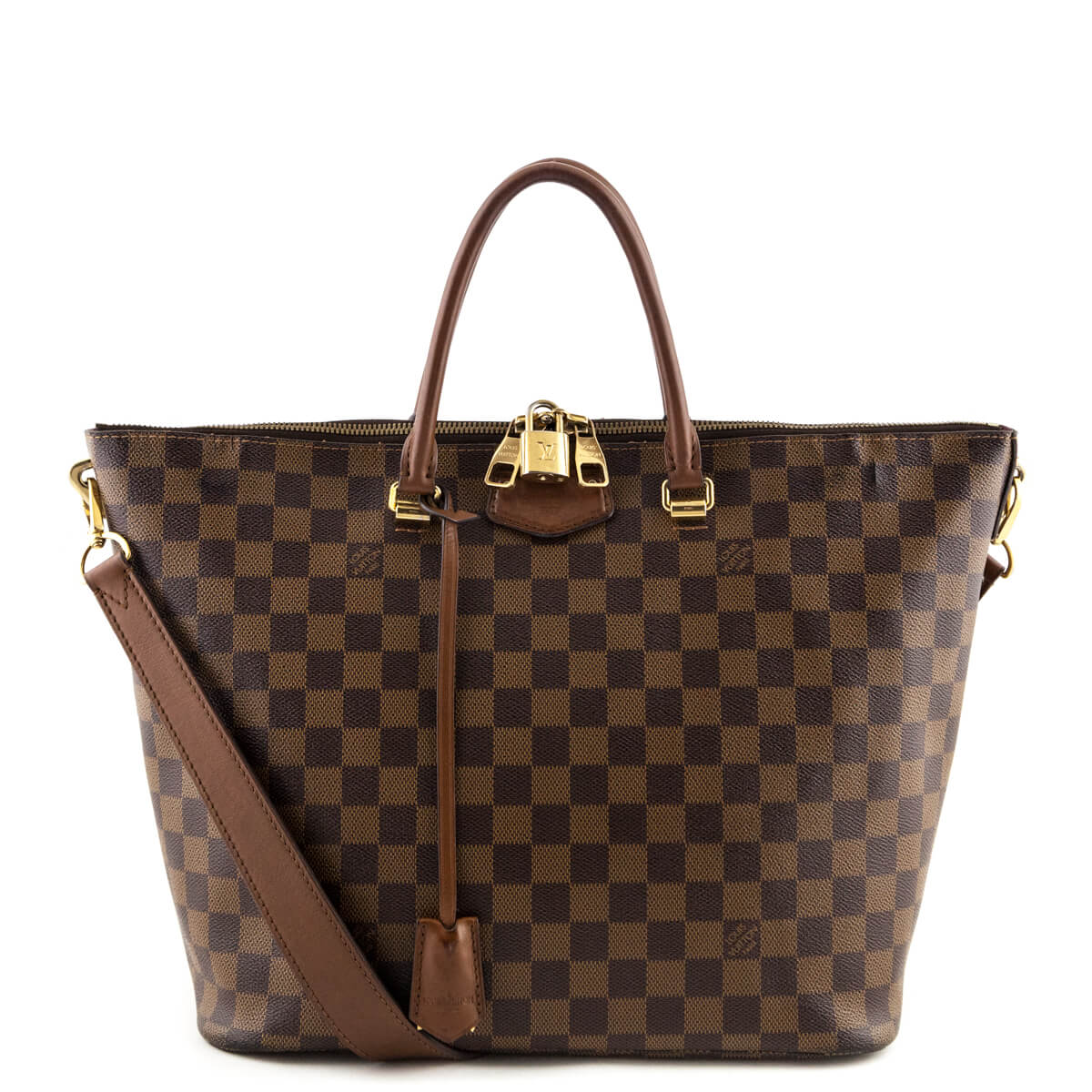 Louis Vuitton Damier Ebene Belmont Tote - Preowned Handbags & Wallets