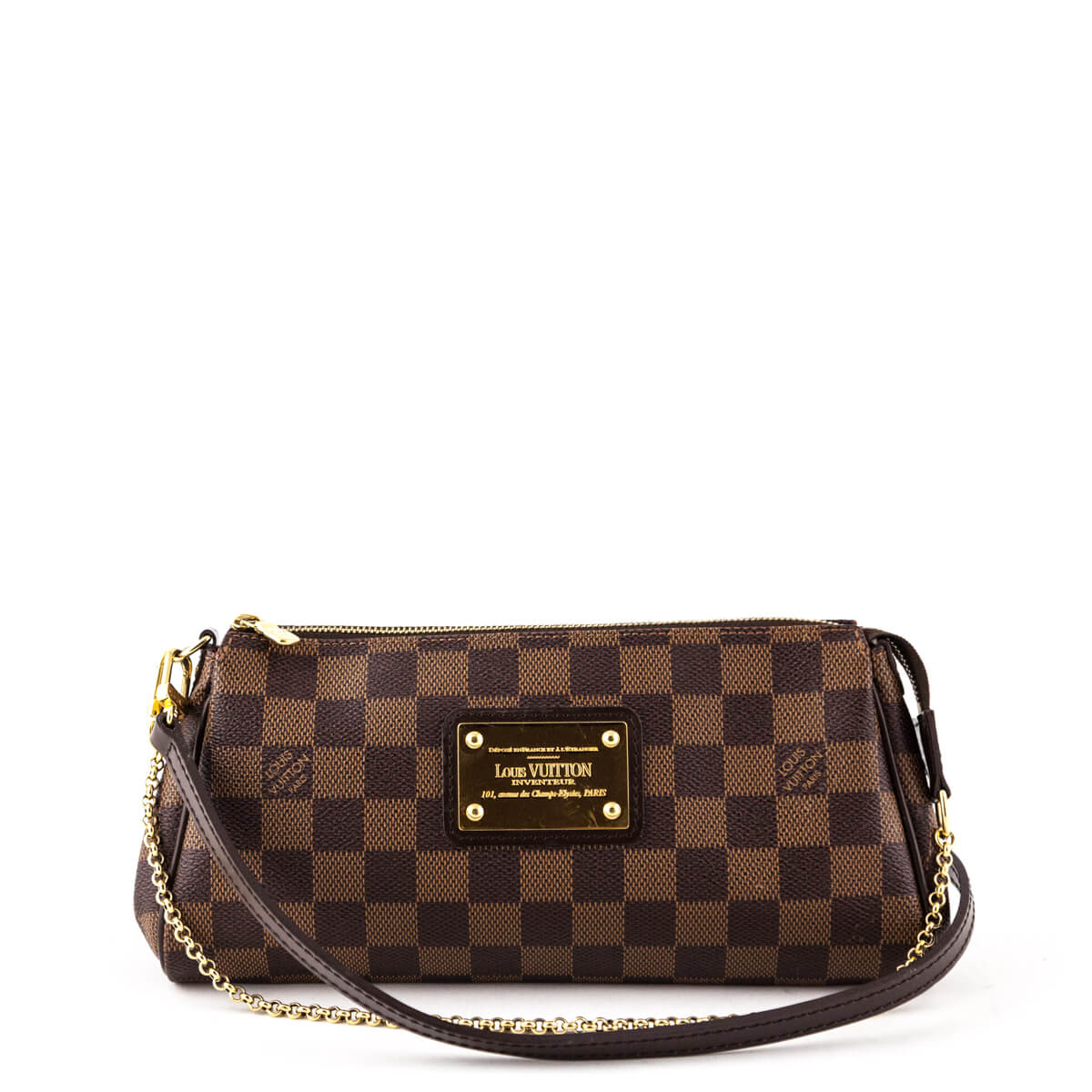 Louis Vuitton Damier Ebene Eva Clutch - Louis Vuitton Handbags Canada