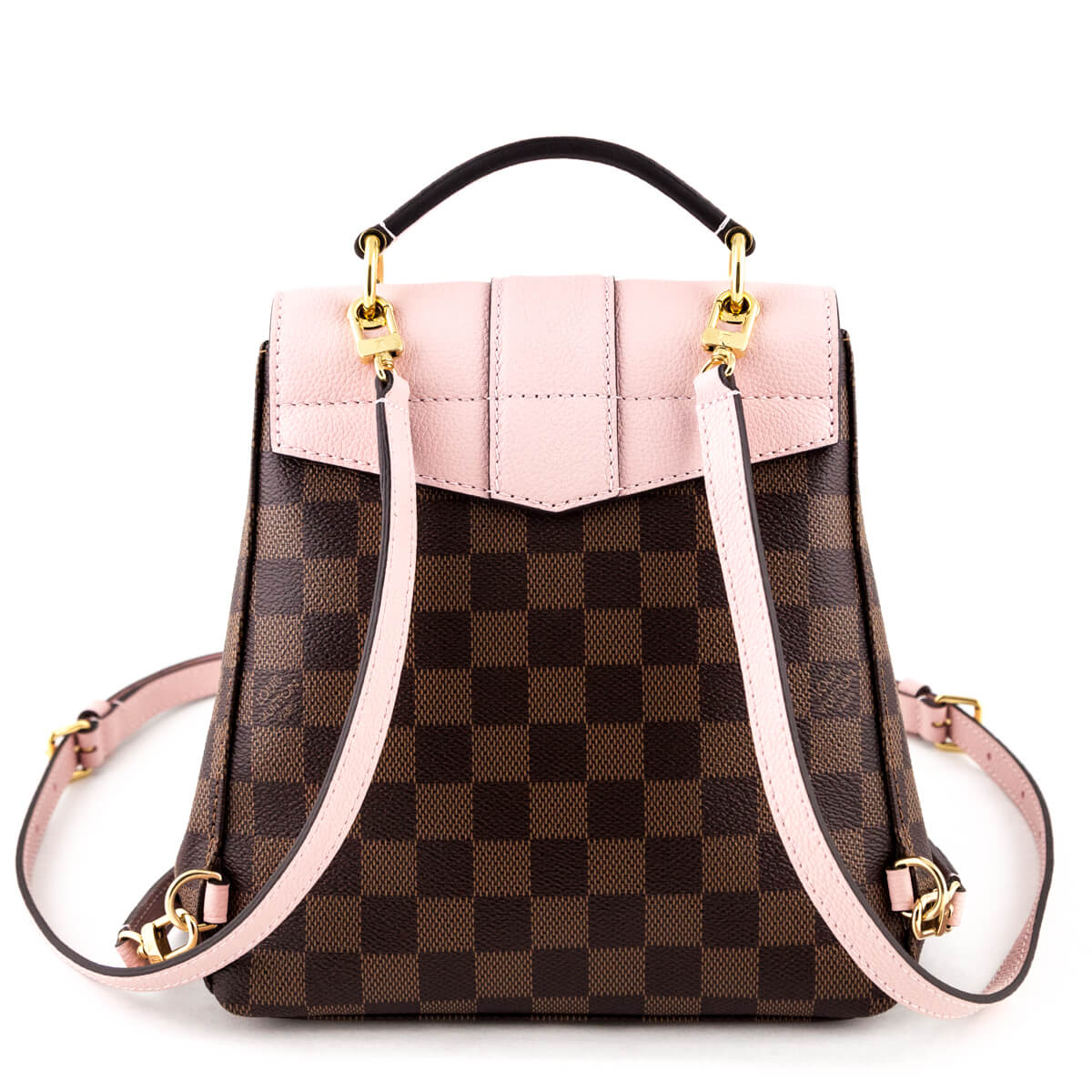 Louis Vuitton Magnolia Damier Ebene Canvas Clapton Backpack - Handbag | Pre-owned & Certified | used Second Hand | Unisex