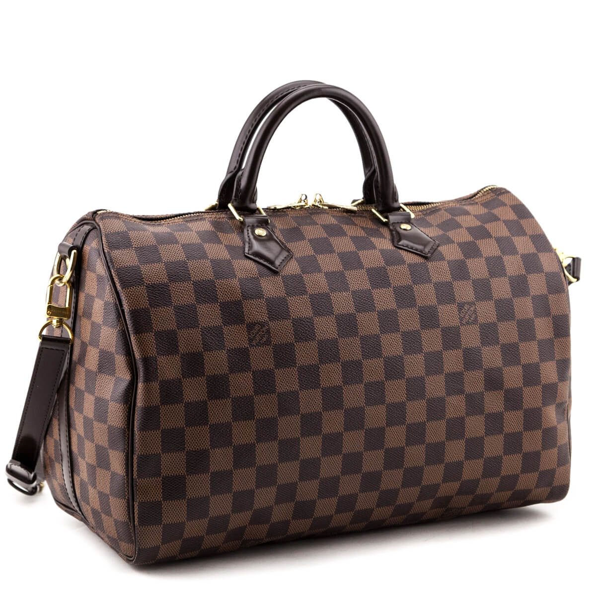 Louis Vuitton Damier Ebene Speedy 35 Bandouliere - Shop Louis Vuitton