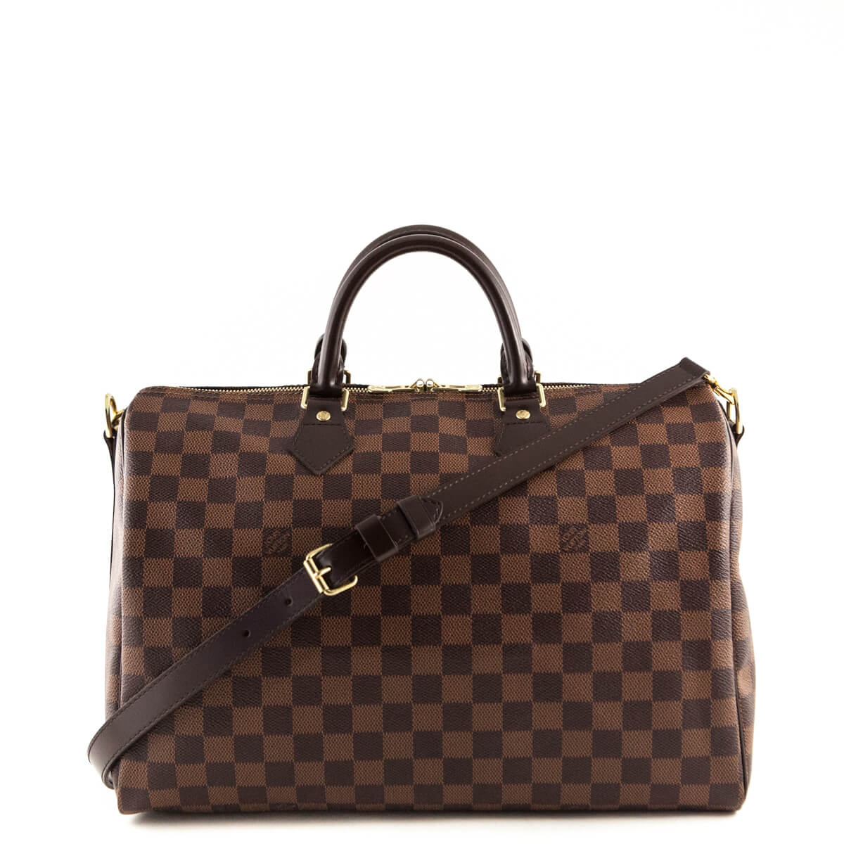 Louis Vuitton Damier Ebene Speedy 35 Bandouliere NM