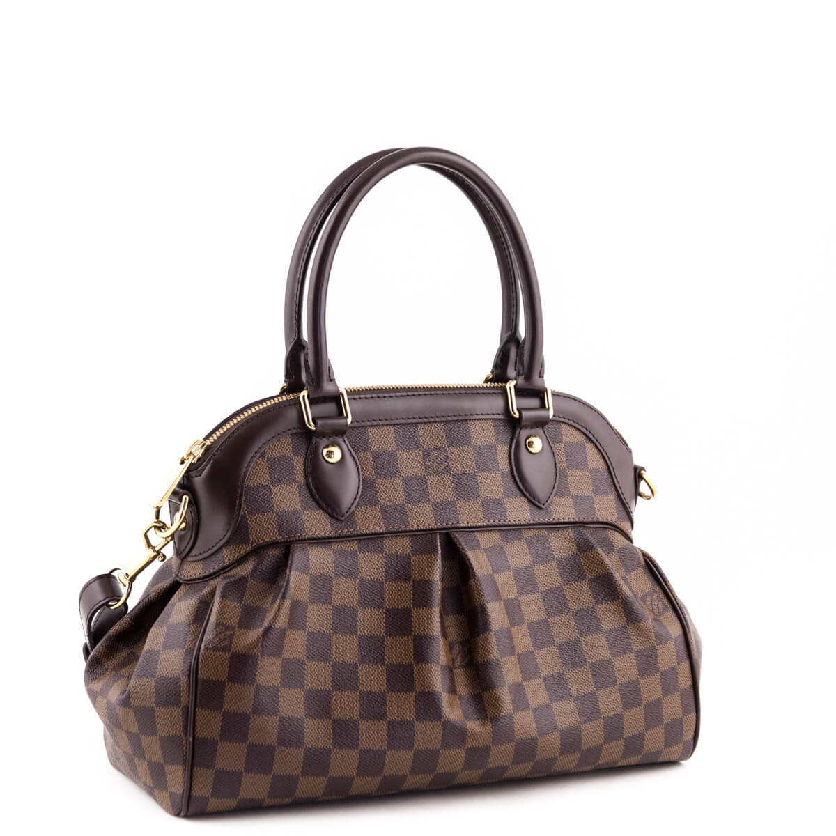 LOUIS VUITTON Damier Ebene Trevi PM 2way Handbag