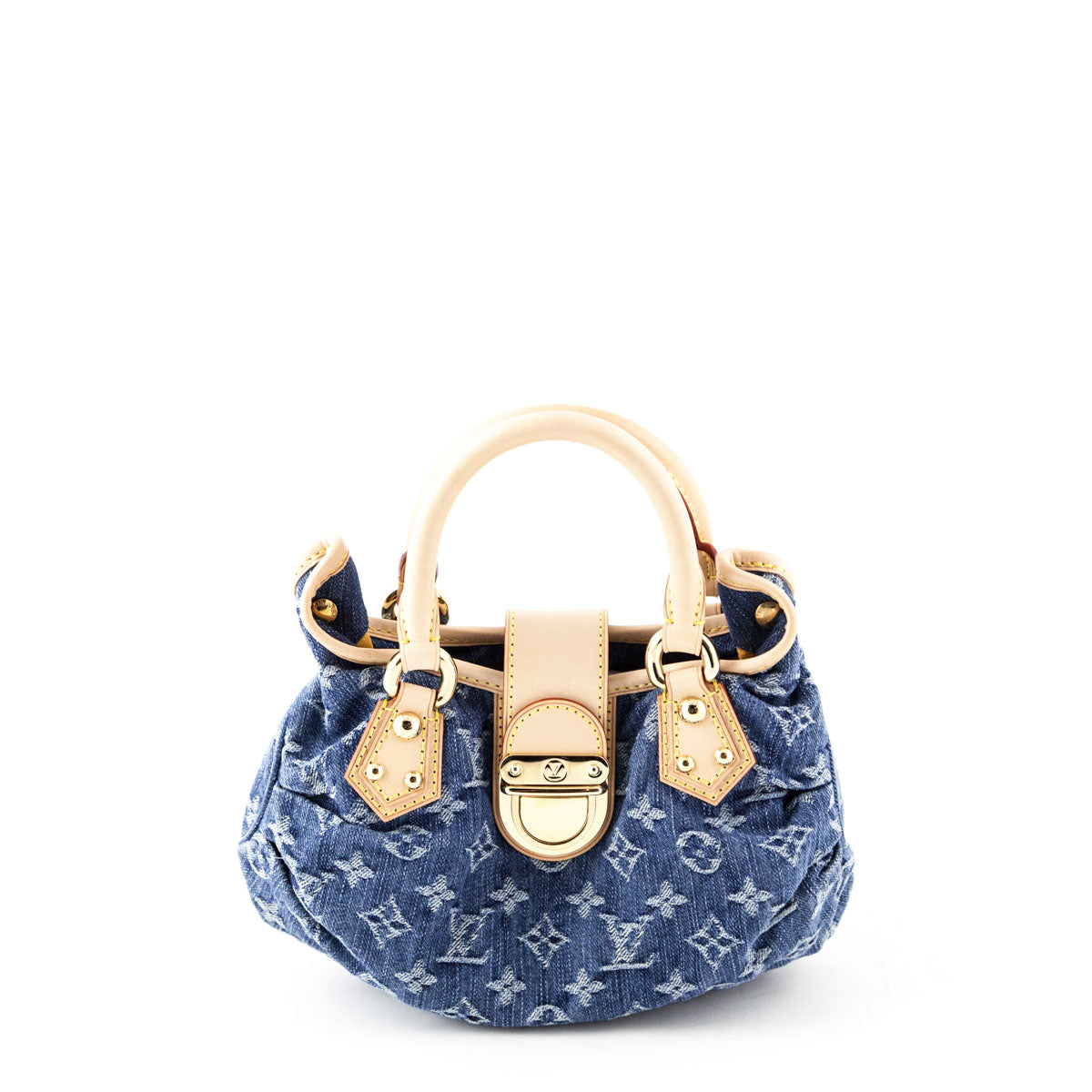 Louis Vuitton Denim Monogram Pleaty Bag - Luxury Consignment