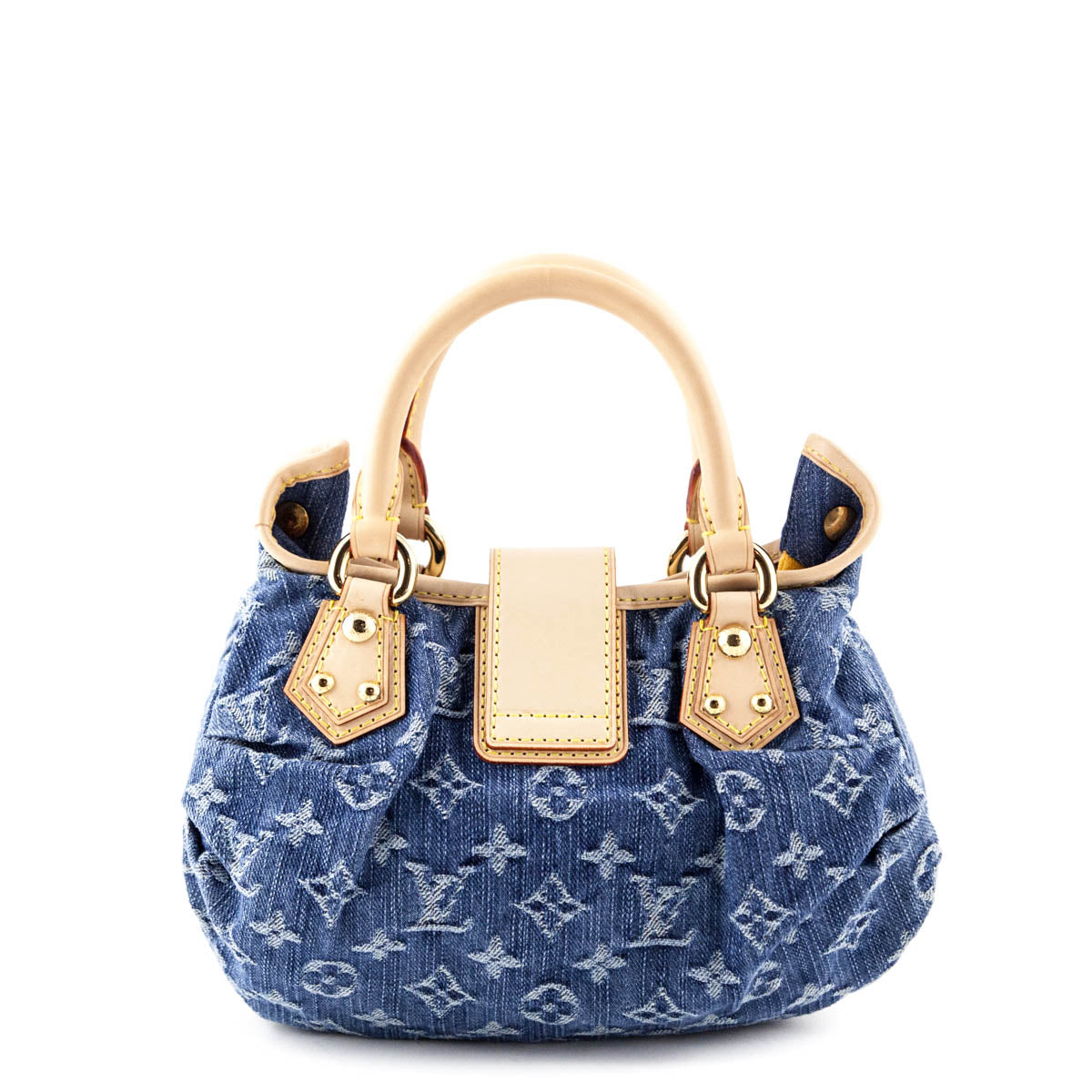 Louis Vuitton Denim Monogram Pleaty Bag - Luxury Consignment