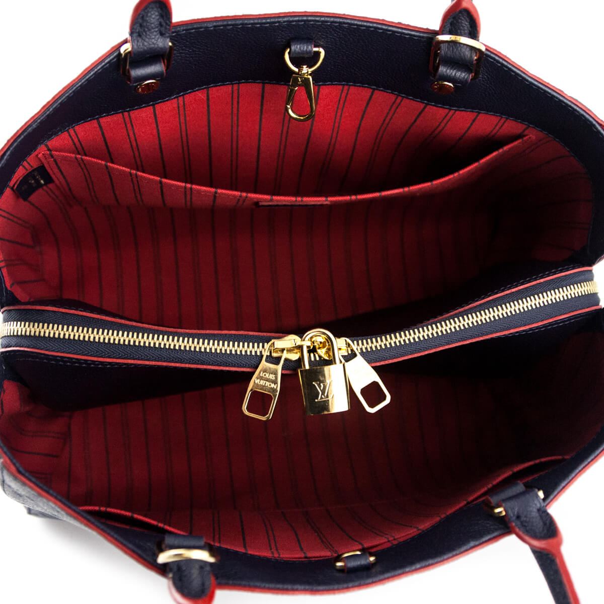 Louis Vuitton Marine Rouge Monogram Empreinte Leather Sully PM Bag -  Yoogi's Closet