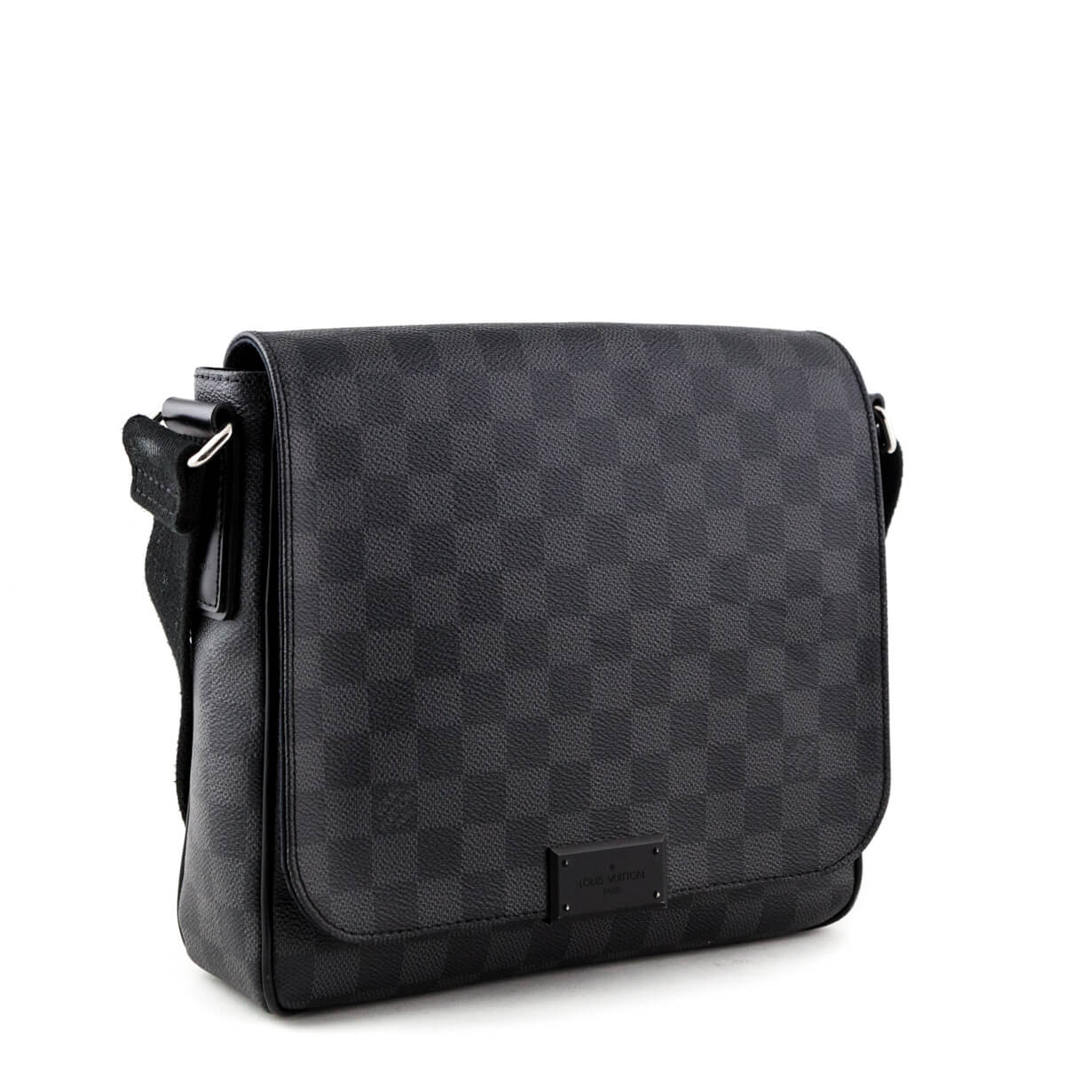 Louis Vuitton Men&#39;s Damier Graphite District PM - Men&#39;s Designer Bag