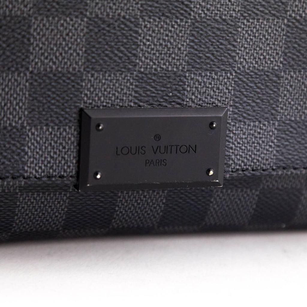 Louis Vuitton Men&#39;s Damier Graphite District PM - Men&#39;s Designer Bag