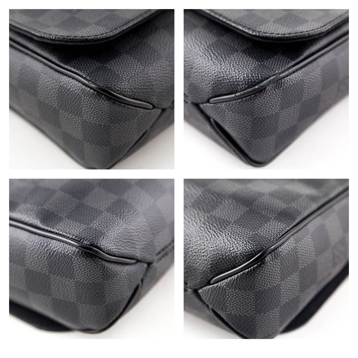 Louis Vuitton Men&#39;s Damier Graphite District PM - Men&#39;s Designer Bag