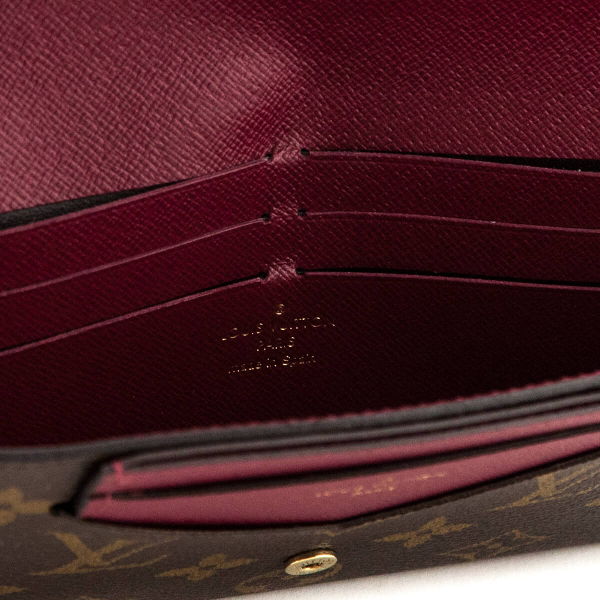 Louis Vuitton Monogram Fuchsia Jeanne Wallet - Shop LV Wallets Online
