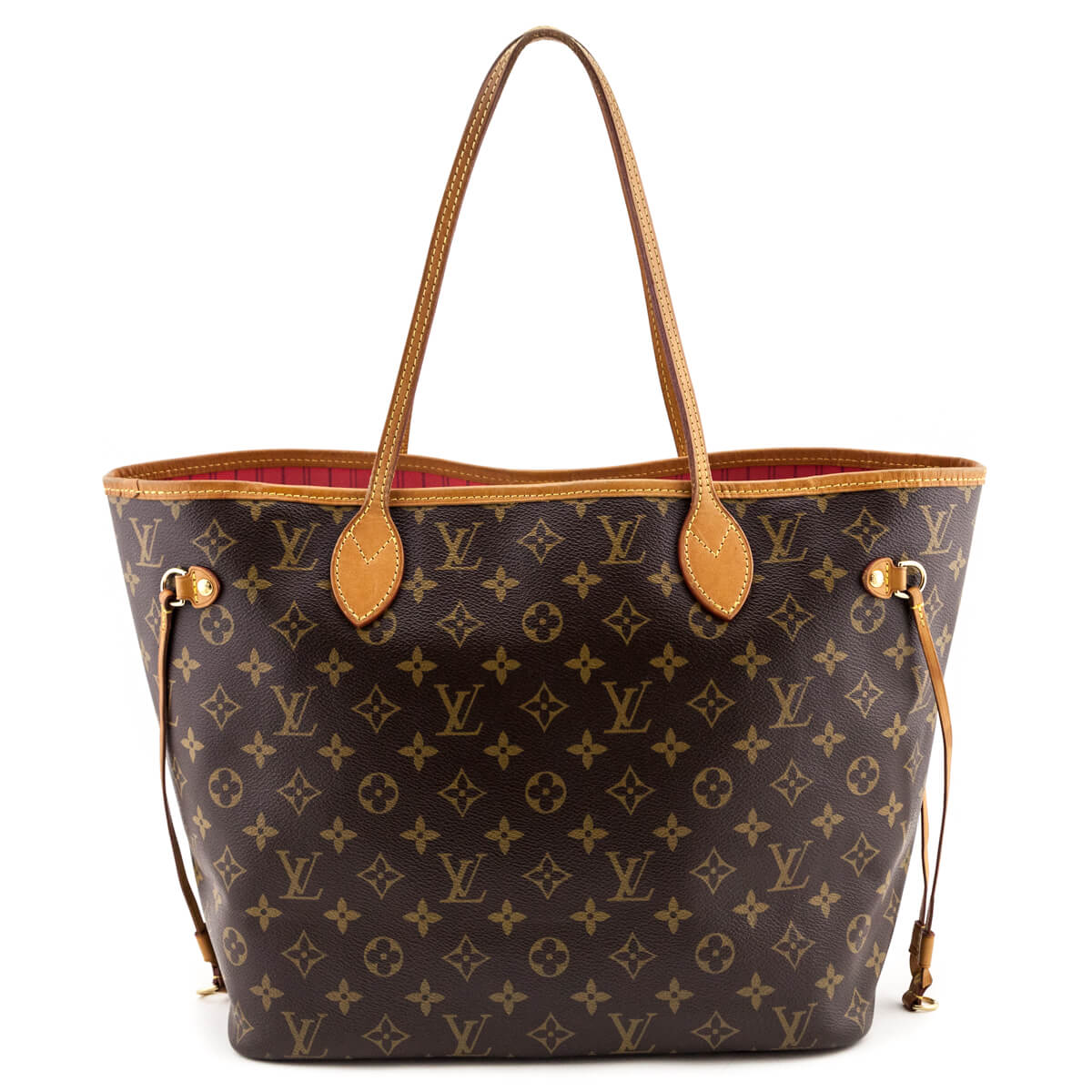 Louis Vuitton Monogram Hot Pink V Neverfull MM with Pouch