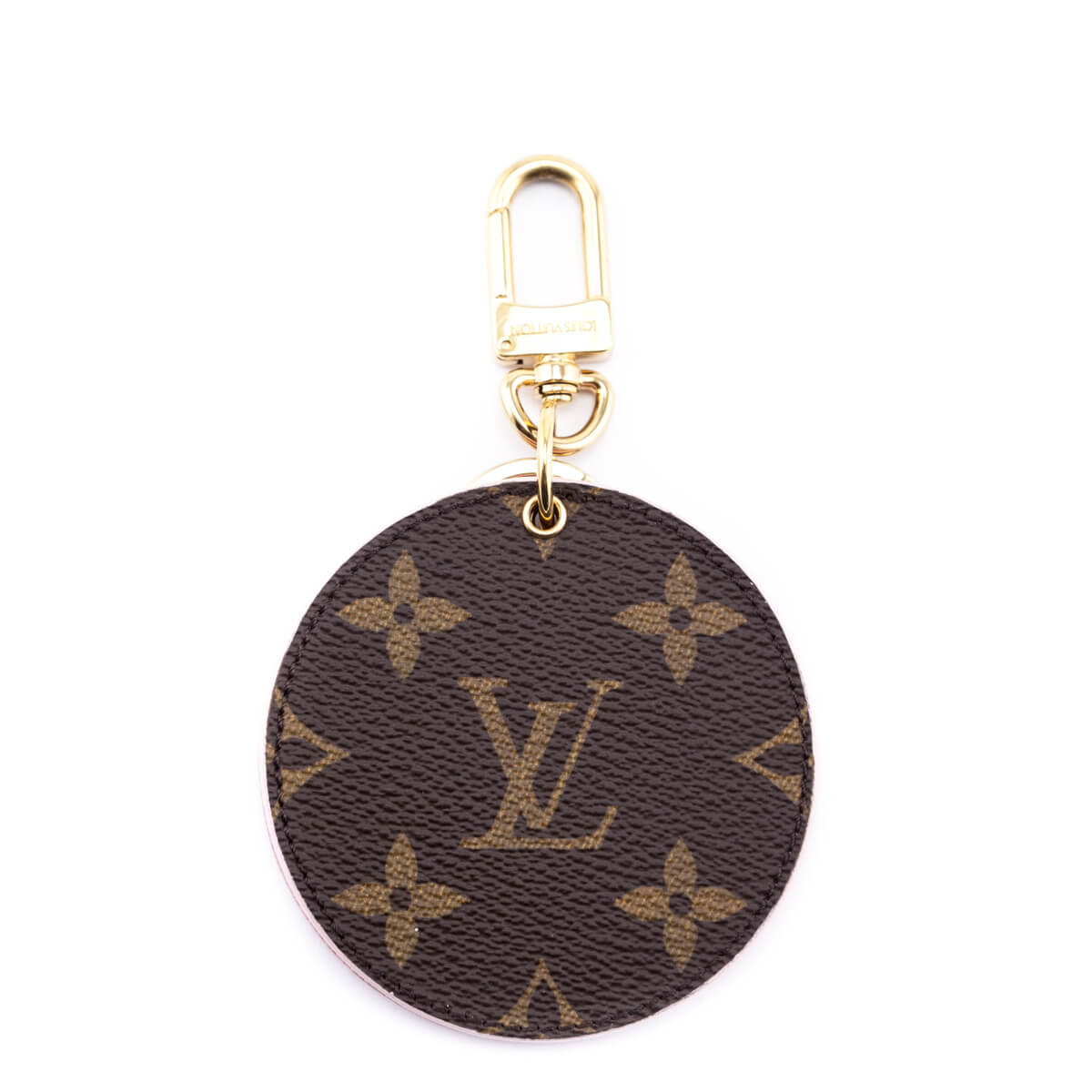 Louis Vuitton Monogram Rose Ballerine Mirror Bag Charm Key Holder