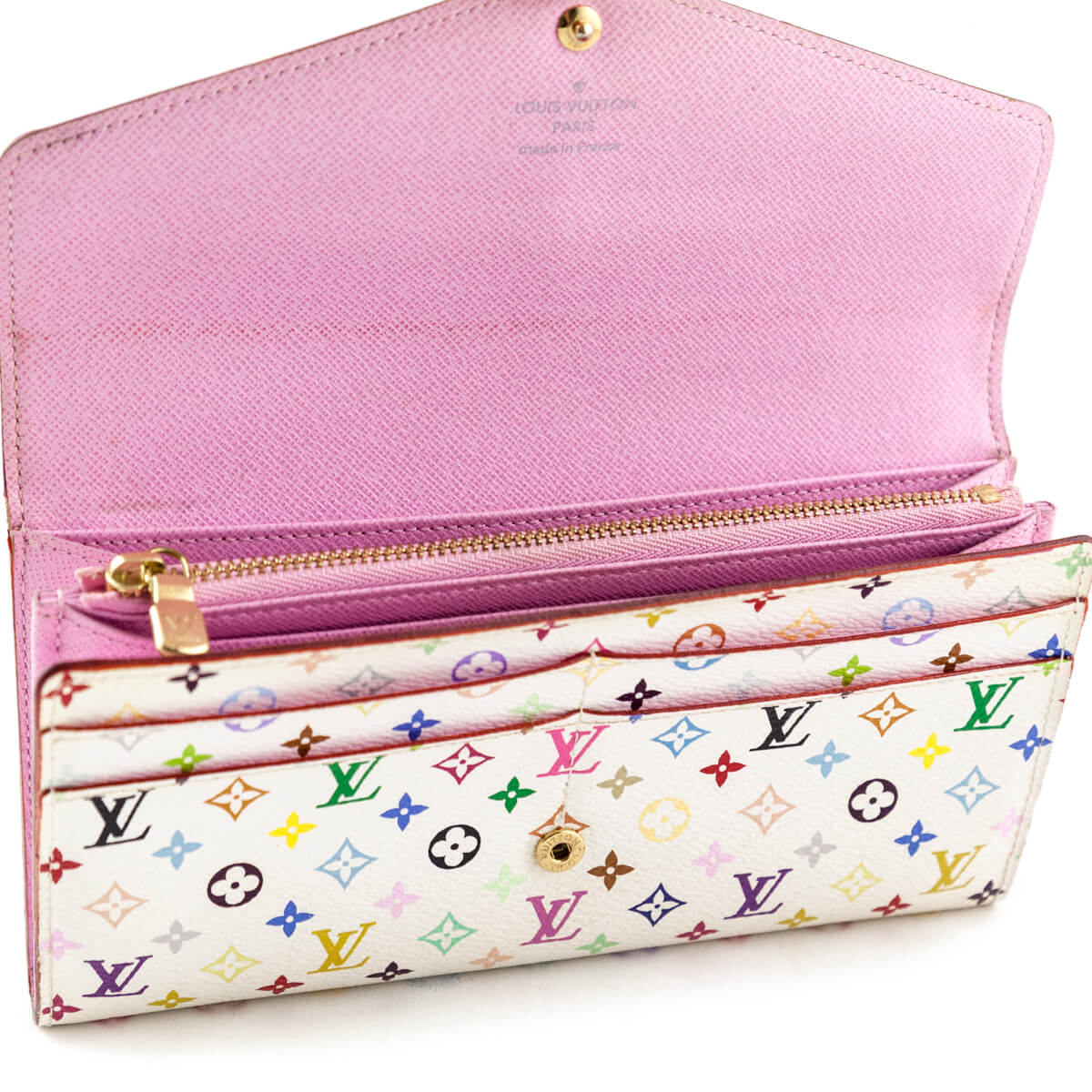 Louis Vuitton Multicolor Monogram Sarah Wallet - Designer Bags