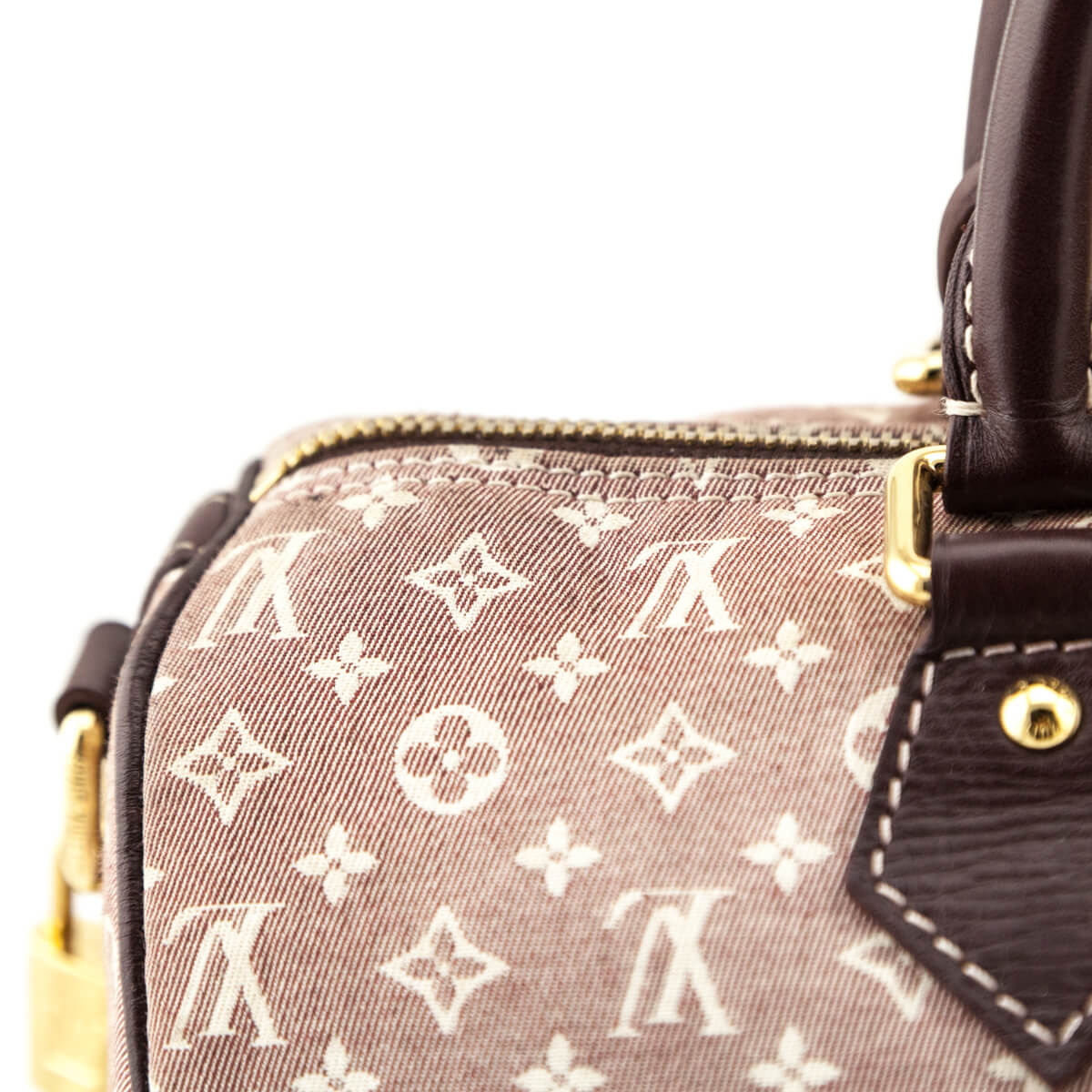 Louis Vuitton Sepia Monogram Mini Lin Idylle Speedy Bandouliere 30 with  Strap For Sale at 1stDibs