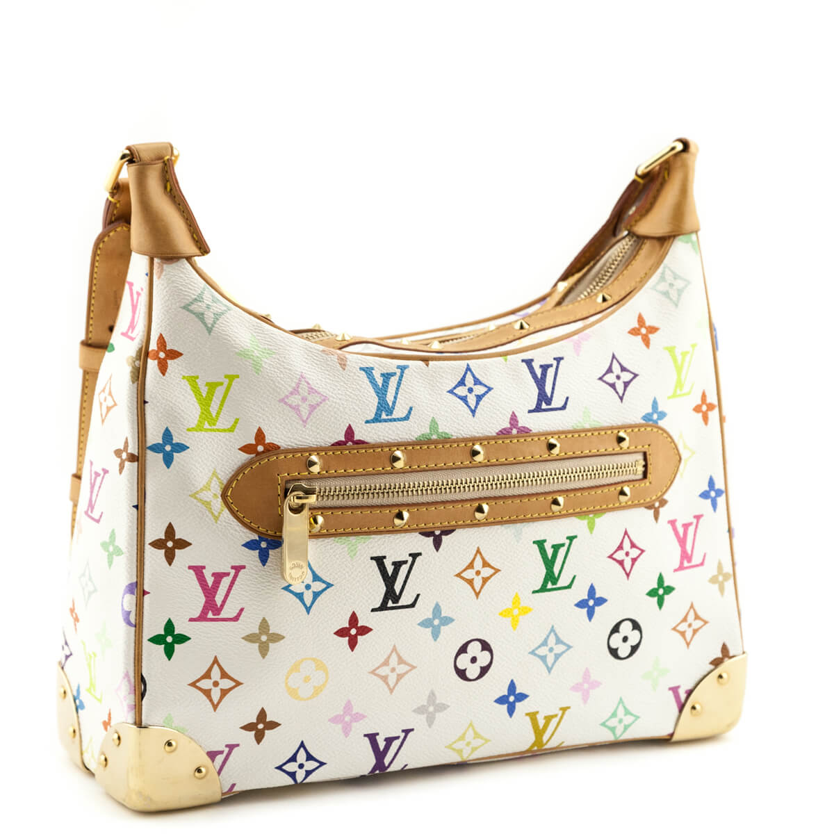 Louis Vuitton White Monogram Multicolore Boulogne Bag - Shop LV CA