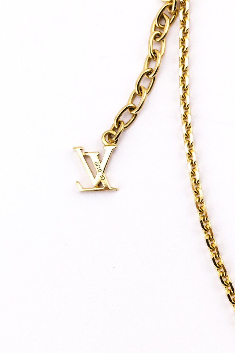 Louis Vuitton Gold-Tone Crystal Gamble Necklace - Louis Vuitton Canada