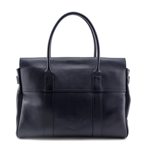 Mulberry Navy Shiny Goatskin Bayswater Tote - Mulberry Handbags Canada