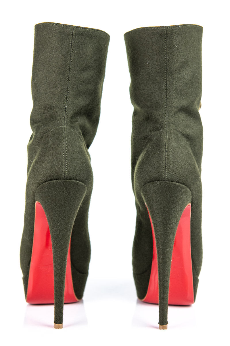 christian louboutin platform ankle boots