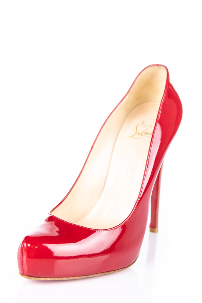 red patent louboutin