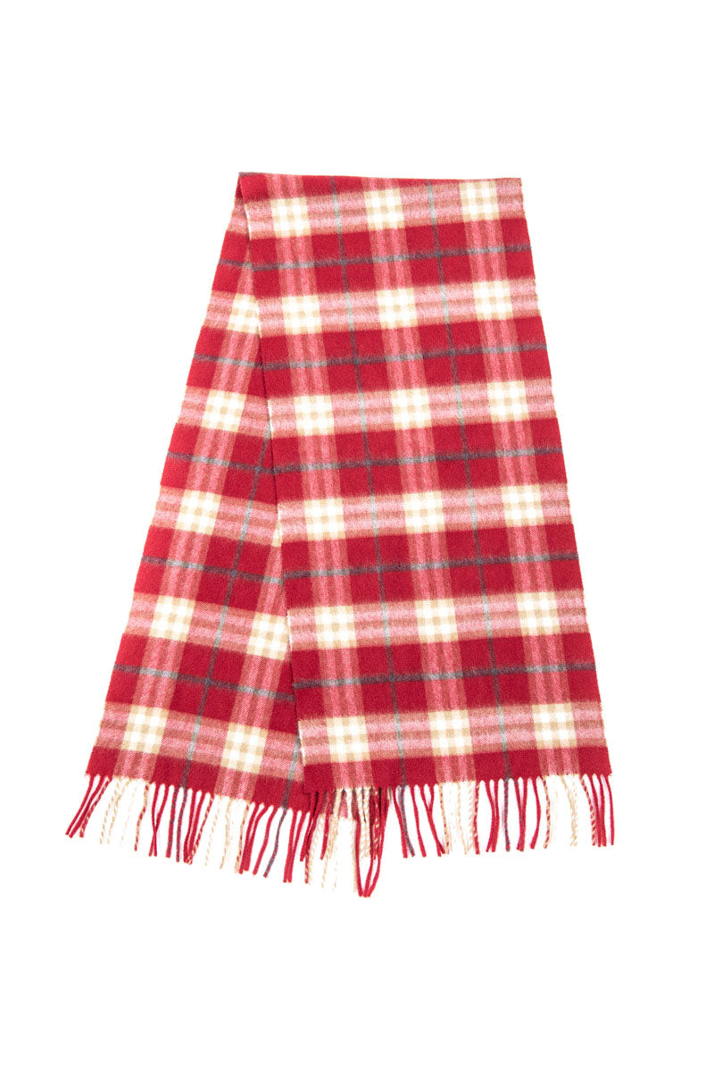 red check scarf