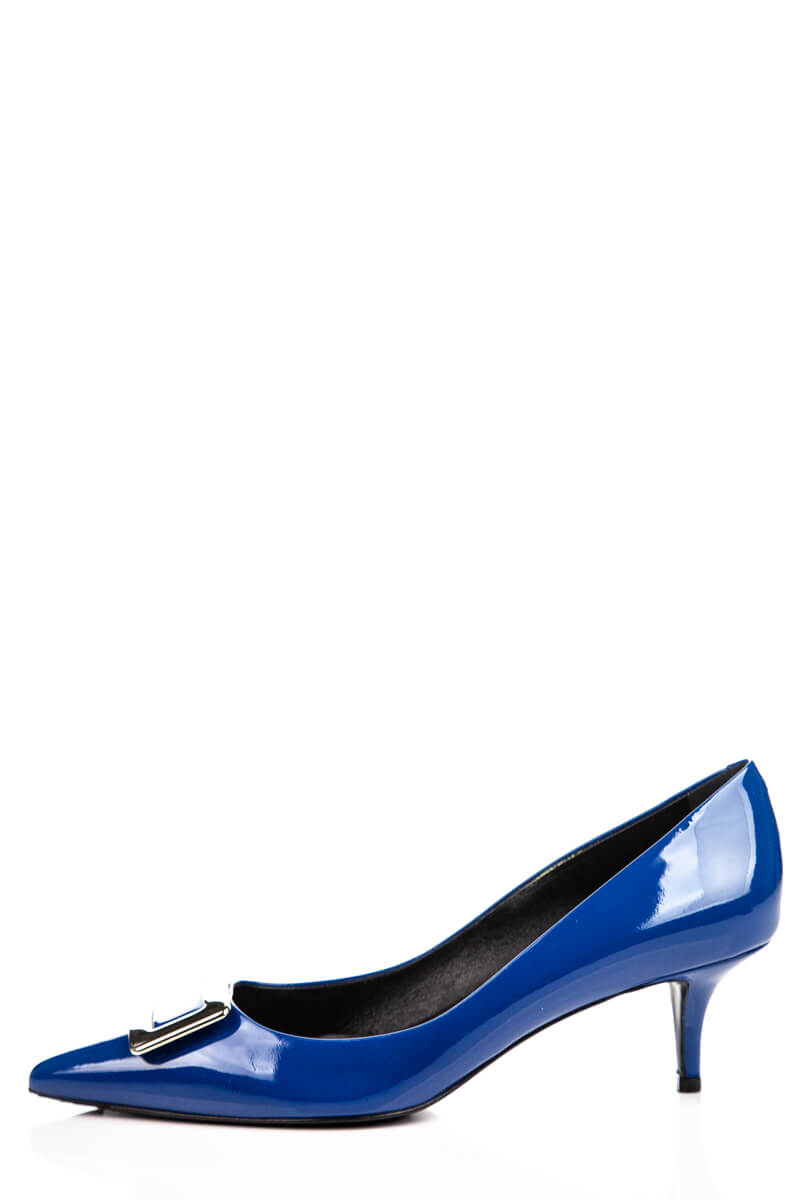kitten heels blue