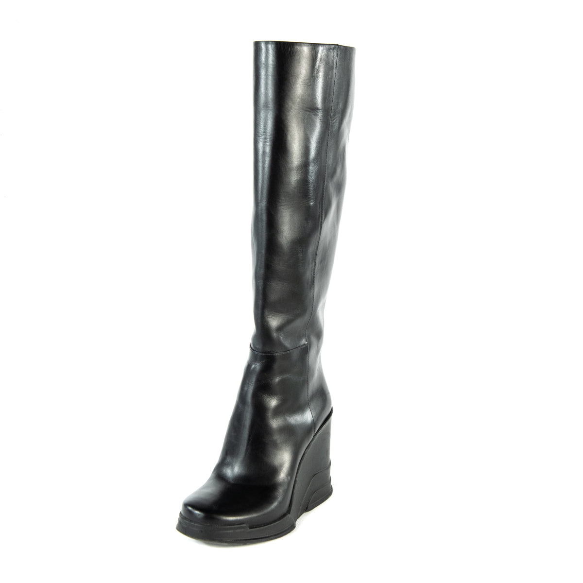 black wedge boots canada
