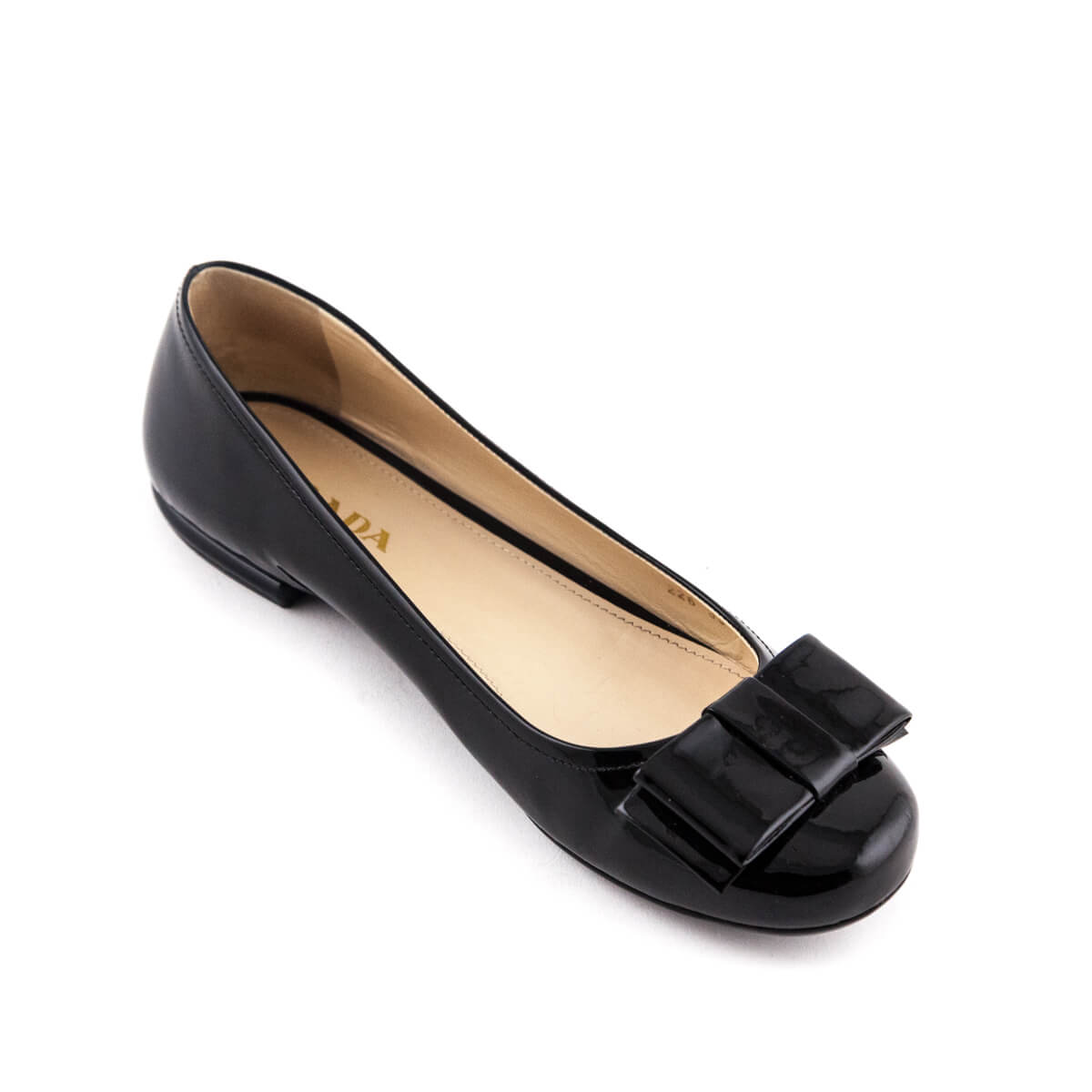 Prada Black Patent Bow Ballet Flats - Shop Preloved Prada Shoes Canada