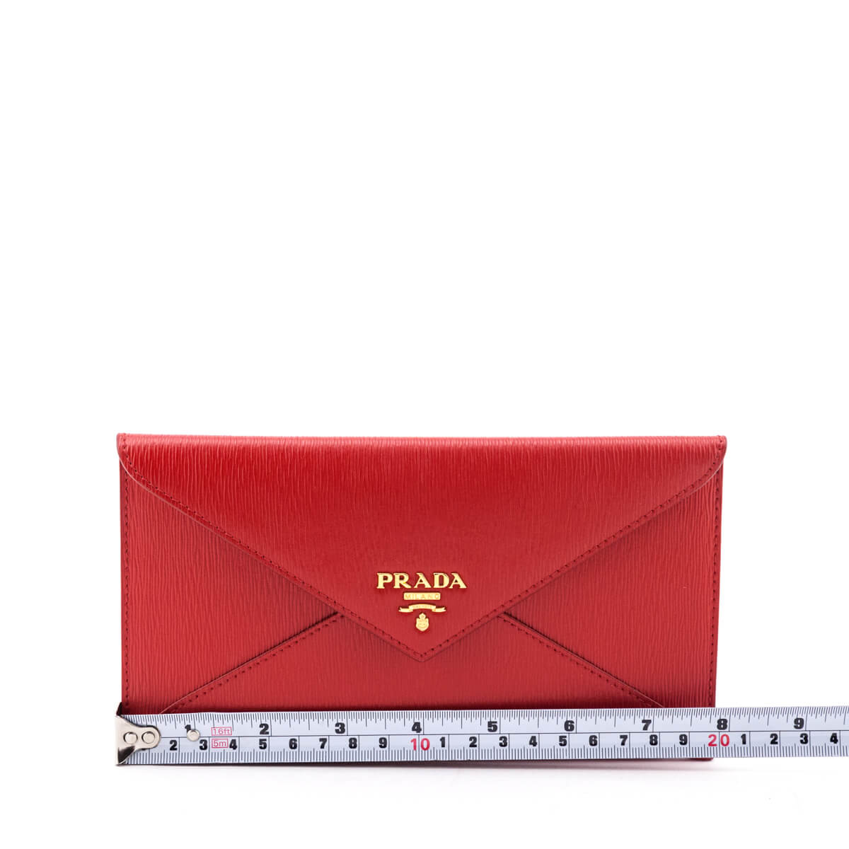 Prada Lacca Vitello Move Envelope Wallet - Preloved Prada Handbags CA
