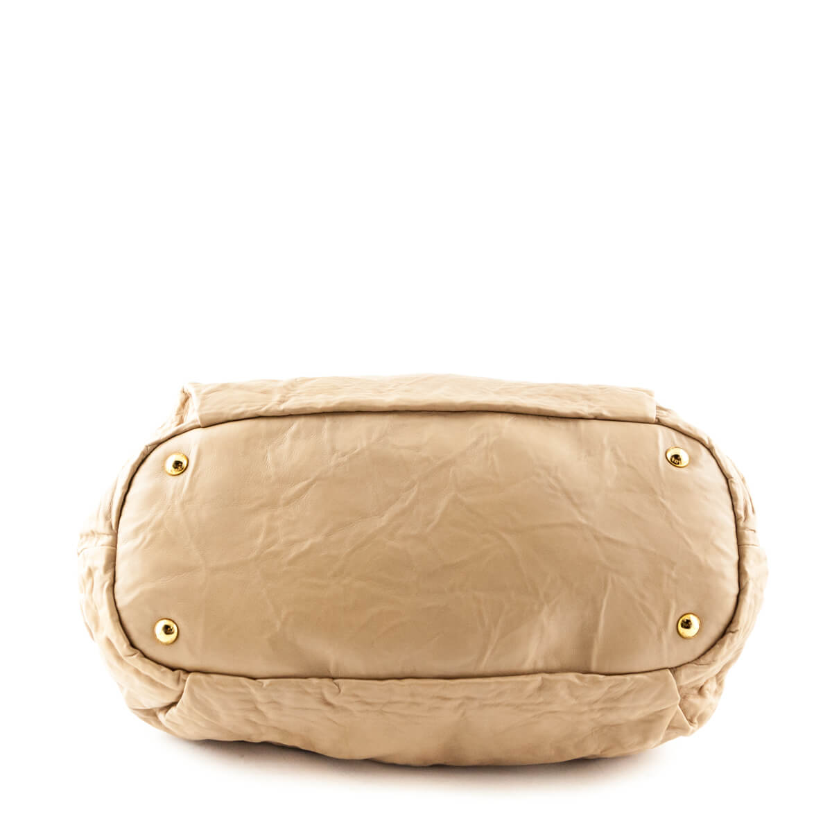 Prada Sabbia Nappa Large Antique Bow Satchel - Luxury Bags Canada