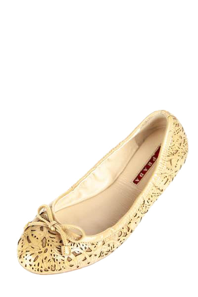 laser cut ballet pumps