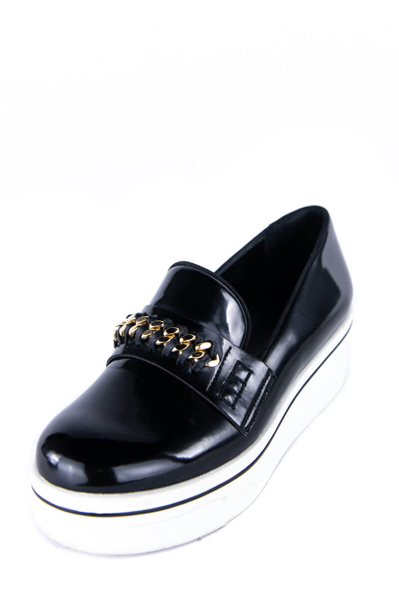 designer platform loafers