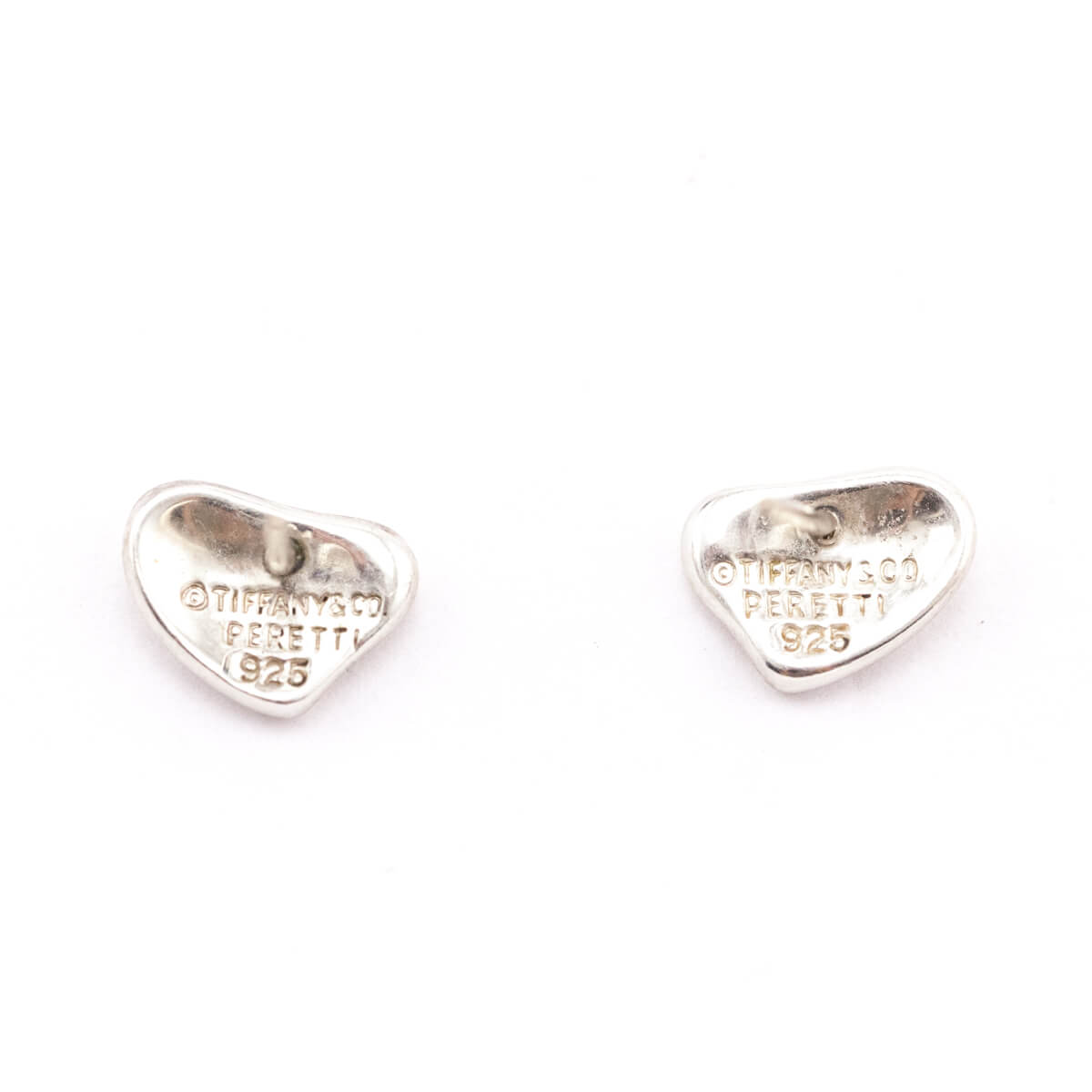 tiffany sterling silver stud earrings