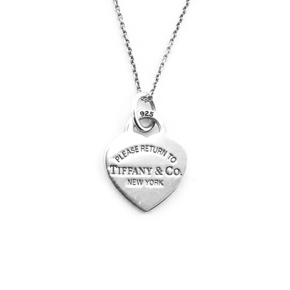 Tiffany & Co. Sterling Silver Return to Tiffany Heart Pendant Necklace