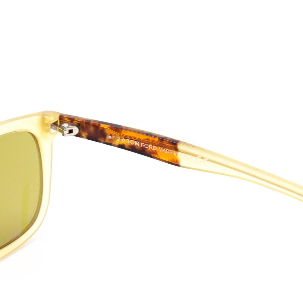 Tom Ford Yellow Acetate Wayfarer Sunglasses - Luxury Sunglasses Canada