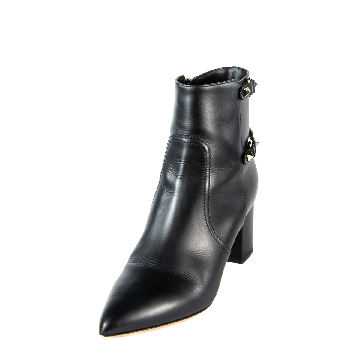 valentino black ankle boots