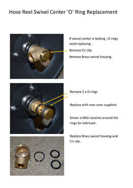 Metal hose reel spares - Handle (2021 edition)